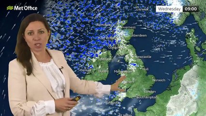 Met Office Wednesday morning weather forecast 05/02/2025