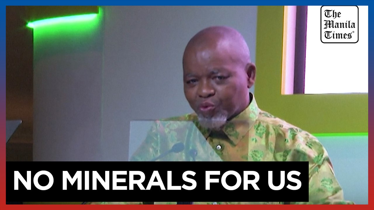 'Let's withhold minerals to the US,’ says South African minister