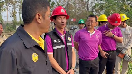 ไฟฟ้า-ทหาร ตัดไฟฟ้าส่งไปฝั่ง จ.เมียวดี ประเทศเมียนมา (มีคลิป)