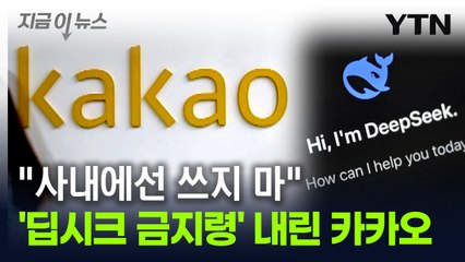 "회사에선 딥시크 안 돼"...카카오, 사내 '이용 금지 조치' [지금이뉴스] / YTN