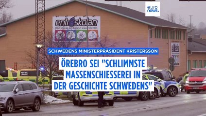 "Brutale, tödliche Gewalt": Mindestens 11 Tote bei Amoklauf in schwedischer Schule