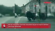 Şile'de tehlikeli yolculuk: Motosikletle motosiklet taşıdılar