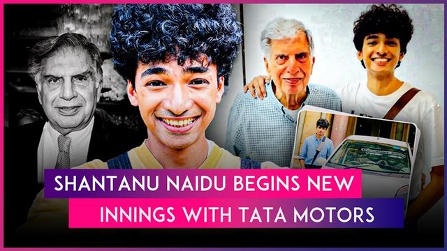 Ratan Tata’s Millennial Friend Shantanu Naidu Bags Top Role At Tata Motors, Shares Emotional Post