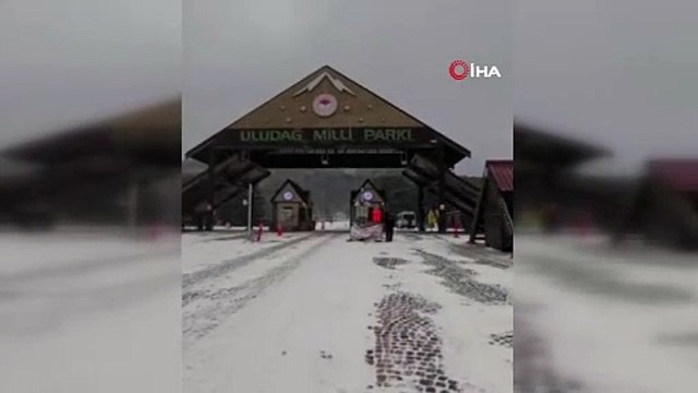 Uludağ yeniden beyaza büründü