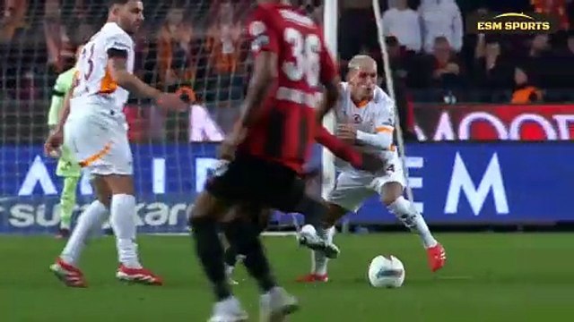 Gaziantep vs Galatasaray (0-1) Highlights and Goals turkey league 2025