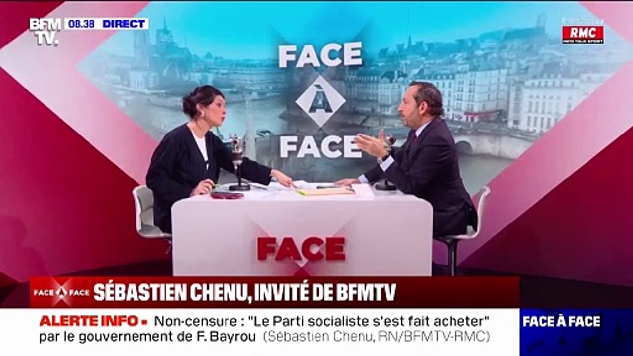 "Ça nous aurait questionnés": Sébastien Chenu (RN) avoue que son parti aurait pu censurer le gouvernement sur le budget si le PS avait choisi cette option