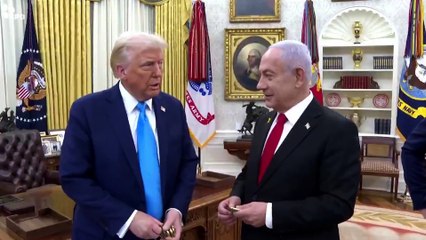 Trump afirma que EEUU "se hará cargo" de la Franja de Gaza