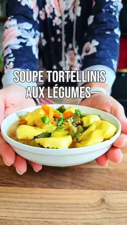 soupe tortellinis légumes