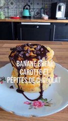 banana bread carotte chocolat