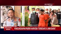 Polisi Ungkap Sejumlah Fakta Soal Pabrik Narkoba Terbesar di Perumahan Sentul Jawa Barat