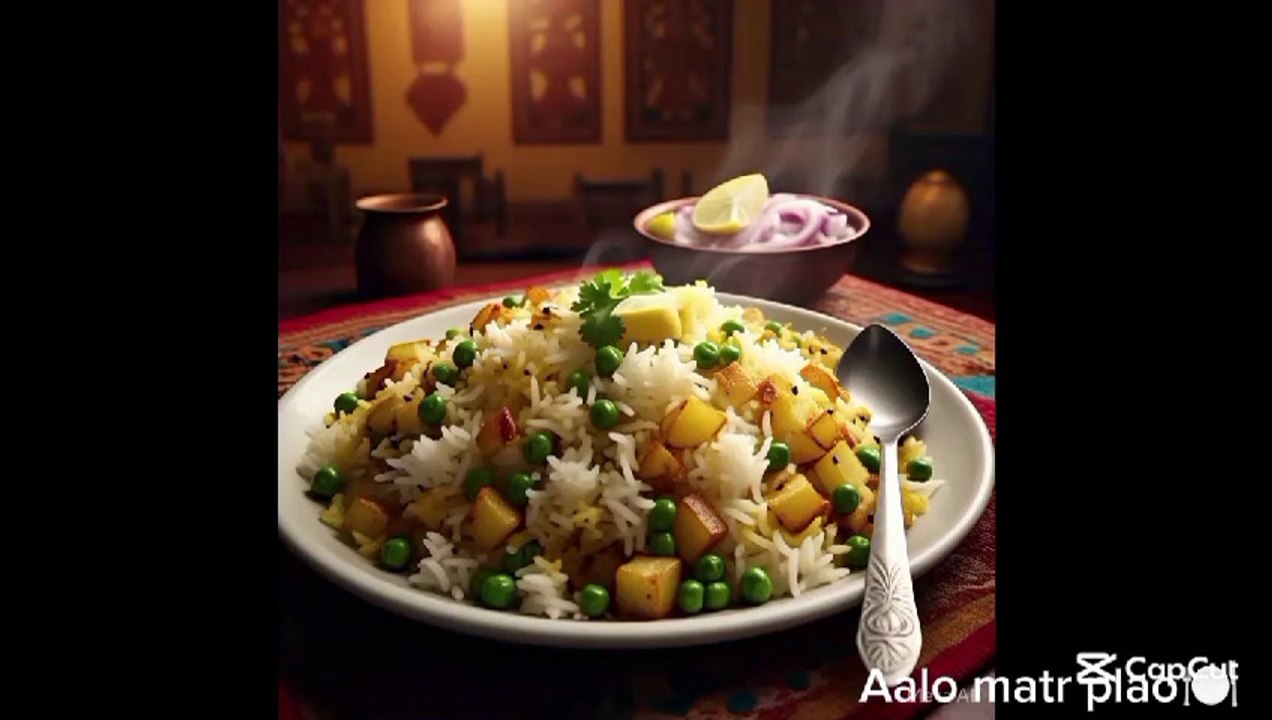 Potato peas plao