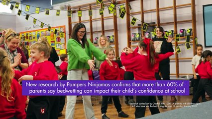 Eight in 10 parents say bedwetting affects kids' school attendance and confidence