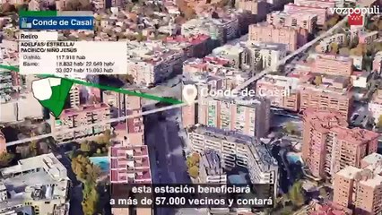 Madrid da luz verde al nuevo intercambiador de Conde de Casal que conectará con la línea 11 de metro