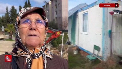 Bursa'da sattığı bahçesindeki konteynerini geri aldı: 88 yaşında cezaevine girdi