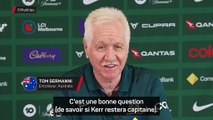 Australie - Le sélectionneur attend de voir si Sam Kerr reste capitaine de l'équipe nationale