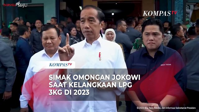 Simak Omongan Jokowi saat Kelangkaan LPG3Kg di Tahun 2023 - ARSIP KOMPAS