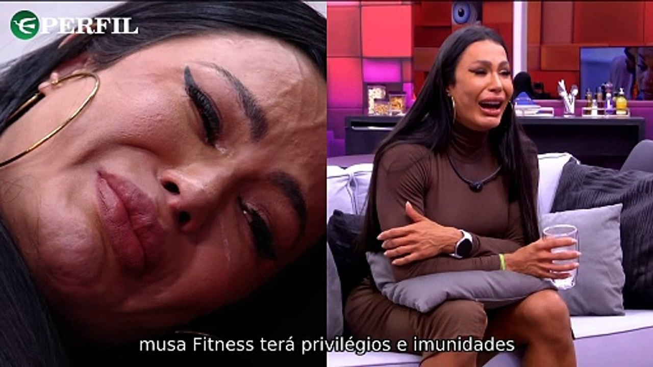 "BBB 25: Gracyanne chora no Quarto Secreto, Giovanna é eliminada e polícia se surpreende com homem preso levando mulher morta"