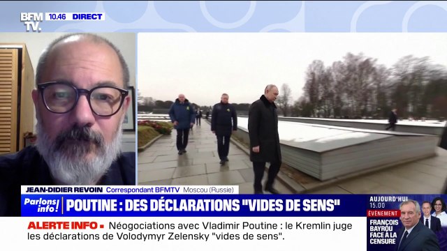 Négociations Ukraine/Russie: le Kremlin qualifie les déclarations de Volodymyr Zelensky de vides de sens