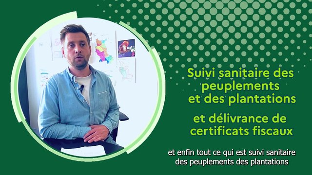 Quentin Bernat, technicien du minisère de l'agriculture en spécialité Forêts et Territoires Ruraux (FTR)