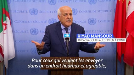 Gaza: l'ambassadeur palestinien à l'ONU exhorte à respecter la volonté de son peuple