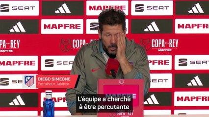 Simeone heureux de "l'intensité" de son équipe