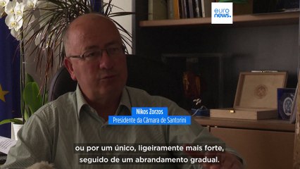Autarca de Santorini diz que "enxame sísmico" que pode durar semanas