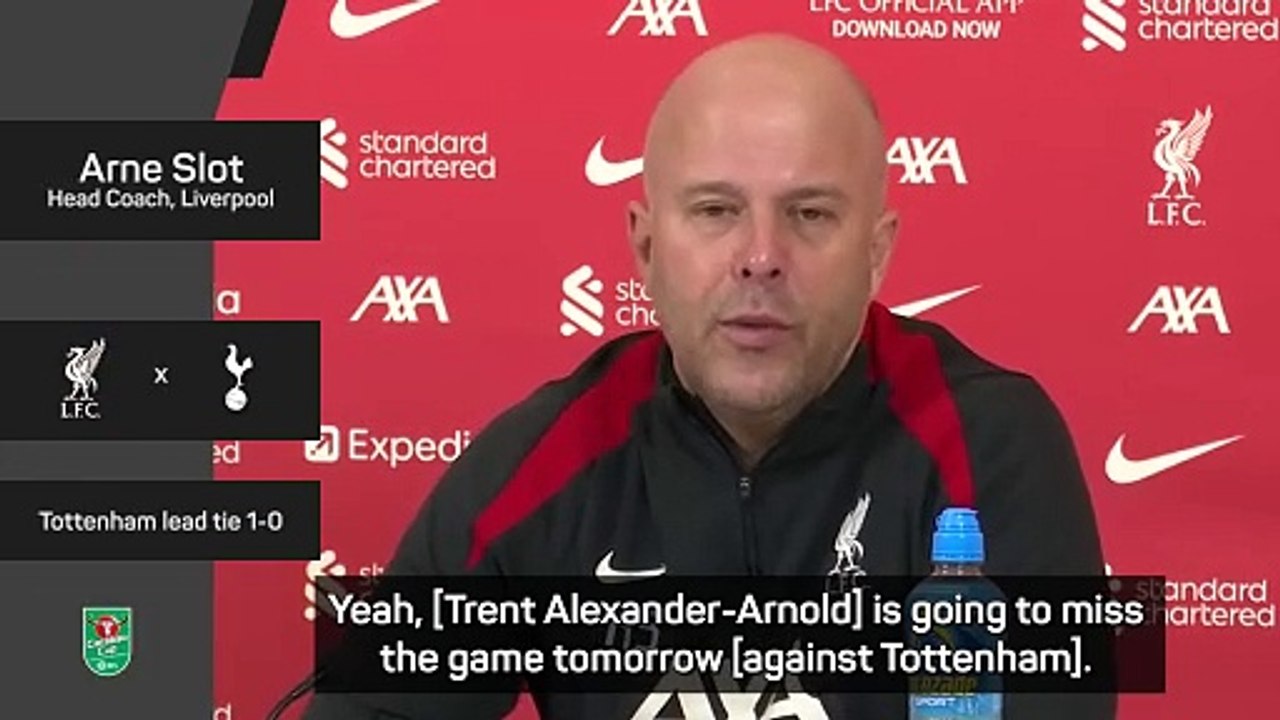 Trent set to miss Carabao Cup semi-final - Slot
