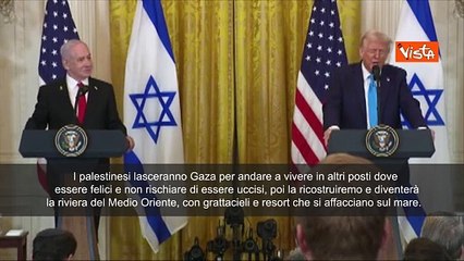 Trump: "Faremo di Gaza la Riviera del Medio Oriente"