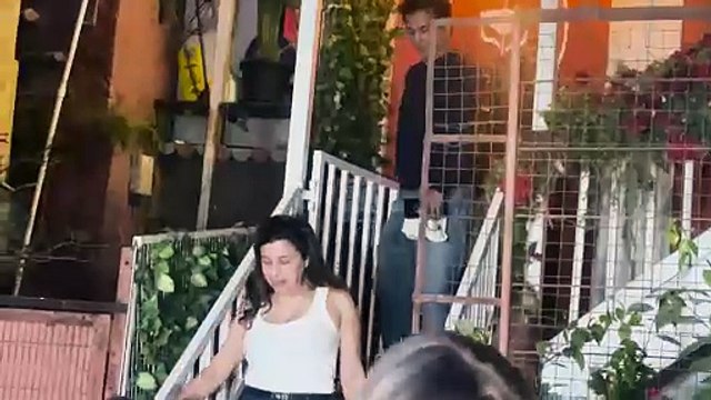 Malaika Arora Turns Heads As She Steps Out Hand-In-Hand From Her Bandra Restaurant