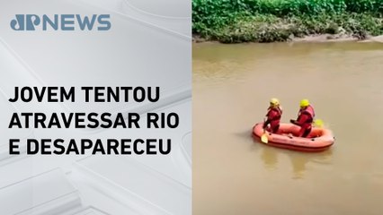 Bombeiros procuram adolescente levado por correnteza no Paraná