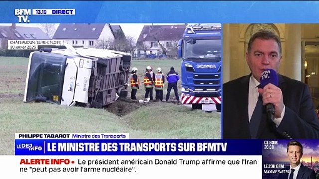 Il existe des conducteurs qui peuvent conduire un autobus ou un autocar soit en état d'ébriété soit sous l'effet de stupéfiants , déplore Philippe Tabarot, ministre des Transports