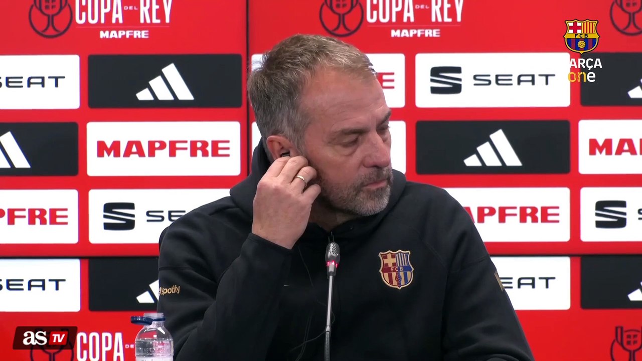 Rueda de prensa de Hansi Flick, previa Valencia CF vs. FC Barcelona de Copa del Rey