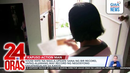 House wife na mag-a-update sana ng BIR record, napag-alamang may record ng negosyong nakapangalan sa kanya | 24 Oras