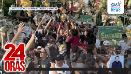 Pabitin sa Children's Festival ng Tanjay, Negros Or., nasa 400 metro ang haba | 24 Oras