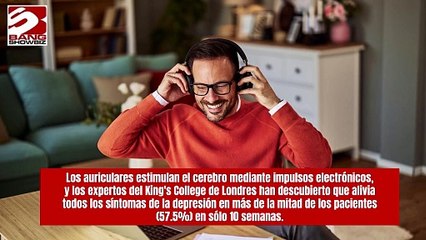 Unos auriculares que estimulan el cerebro podrían curar la depresión en casa