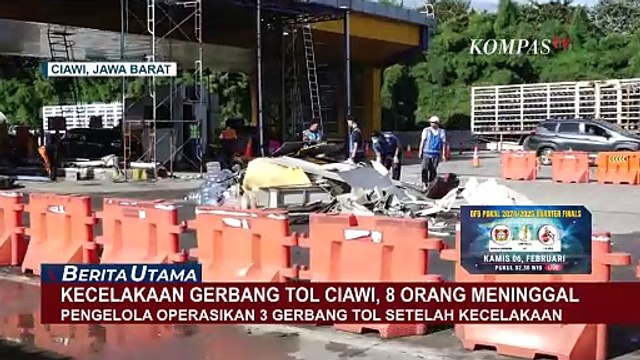 Update Kecelakaan Beruntun di Tol Ciawi, Pengelola Operasikan 3 Gerbang Tol Usai Insiden