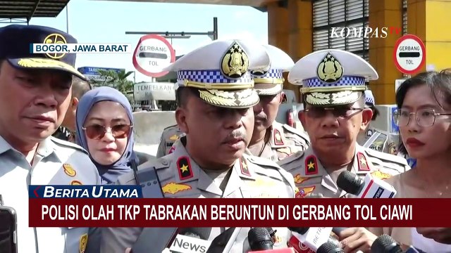 Keterangan Polisi Lakukan Olah TKP di Tol Ciawi Buntut Kecelakaan Beruntun Tewaskan 8 Orang