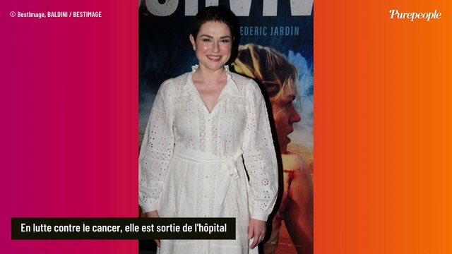 Emilie Dequenne, atteinte d'un corticosurrénalome, quitte l'hôpital après une lutte acharnée