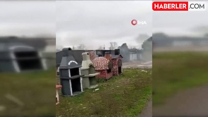 Seyir Halindeki Otomobil Alev Alev Yandı