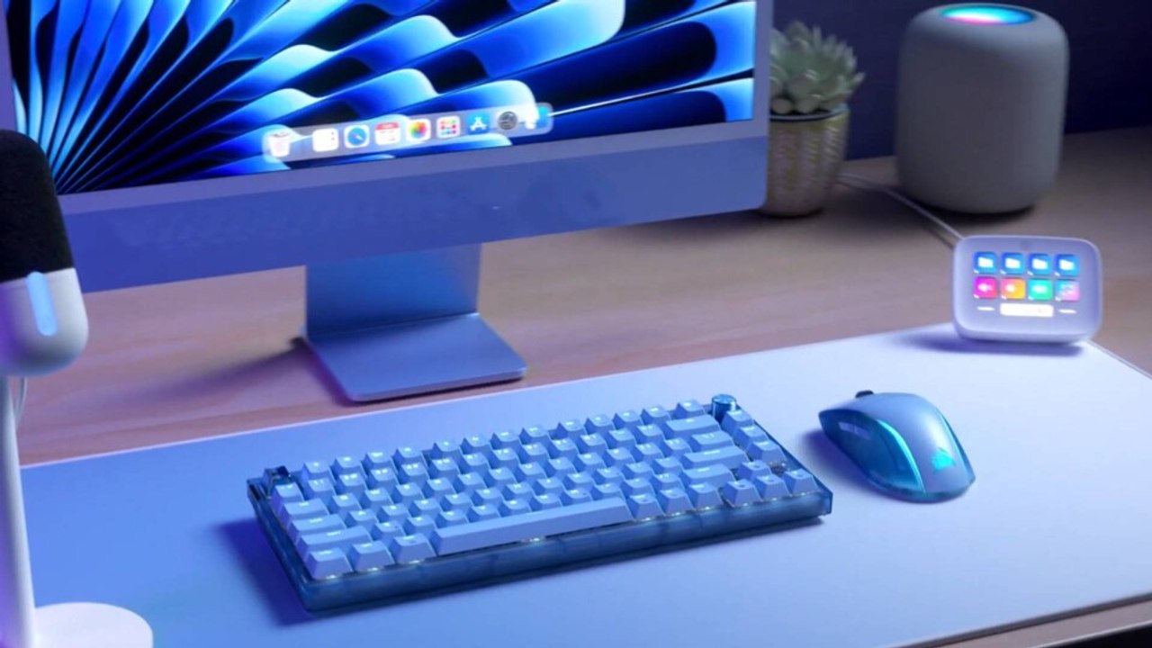 Gaming auf dem Mac: Corsair stellt neue Tastatur und Maus für Apple-Geräte vor