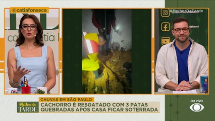 Policiais resgatam bebê de três meses de enchente em SP | Melhor da Tarde