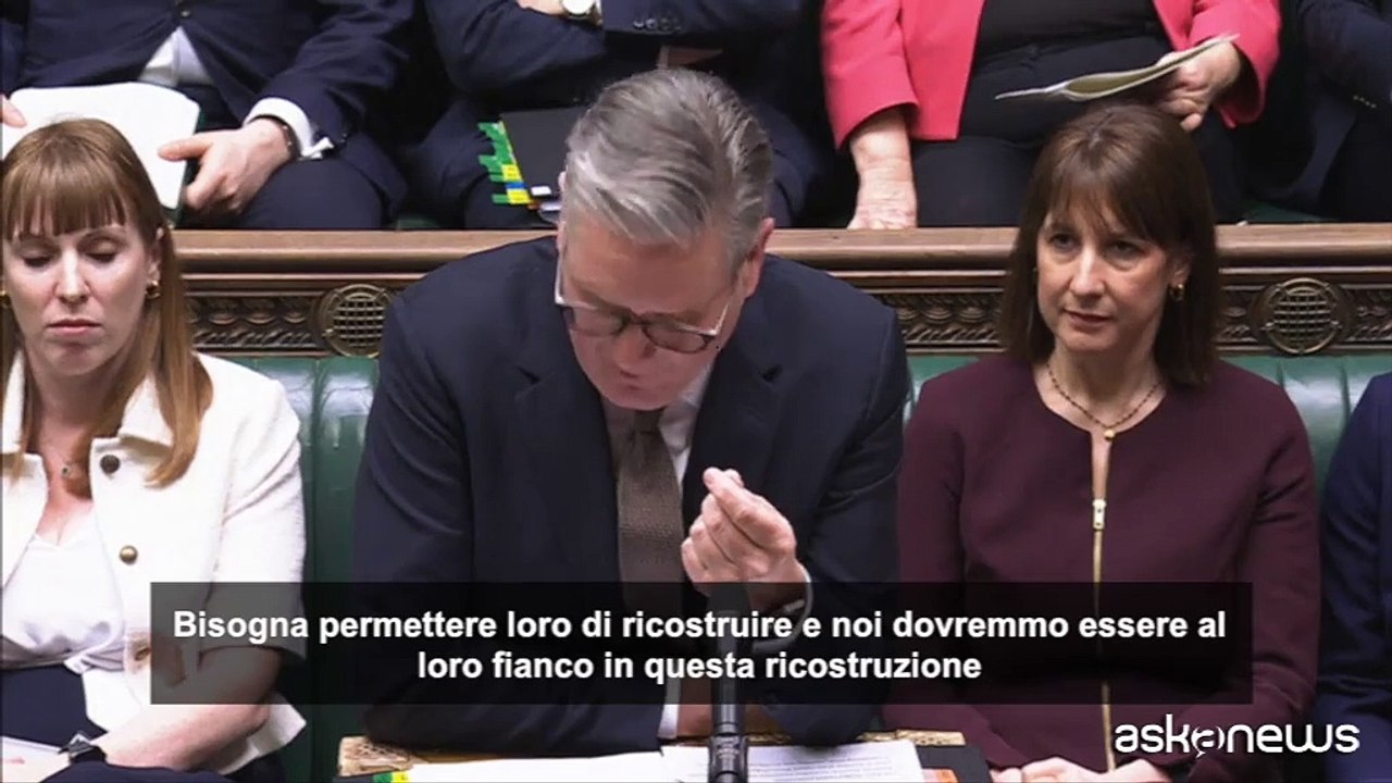 Gaza, Starmer: ai palestinesi deve essere permesso di tornare a casa