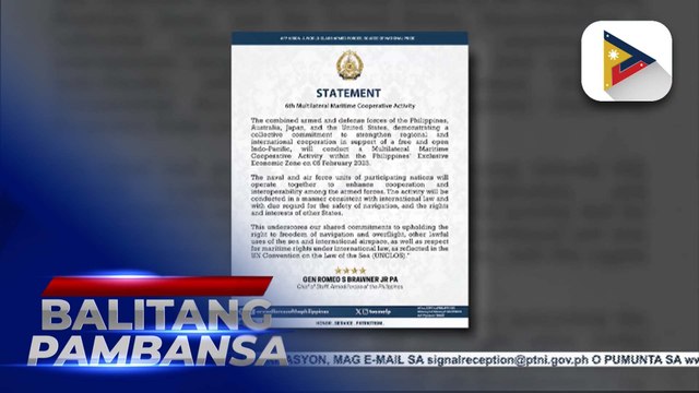 Ika-6 na multilateral maritime cooperative activity, nagsimula ngayong araw