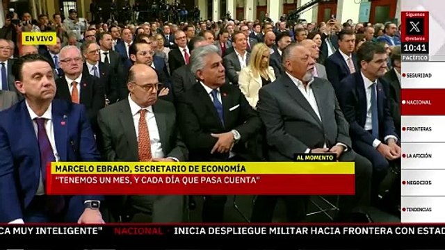 Sheinbaum se reúne con empresarios en Palacio Nacional; da detalles de llamada con Trump