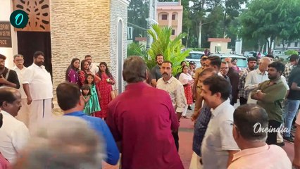 വിവാഹ സൽക്കാരത്തിന് എത്തി ഗണേഷ്കുമാറും ഭാര്യയും | V Sivankutty Son Wedding
