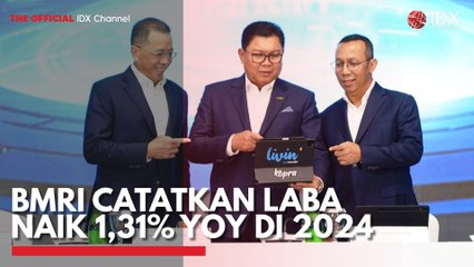BMRI Catatkan Laba Naik 1,31% YoY di 2024