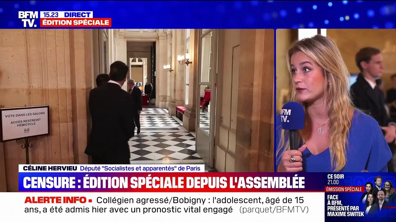 Non-censure du Parti socialiste contre François Bayrou: "On veut sanctionner ce gouvernement mais on ne veut pas sanctionner les Français", se justifie Céline Hervieu (PS)