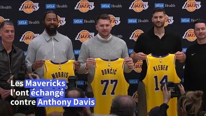NBA: Luka Doncic présenté aux Los Angeles Lakers