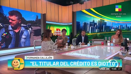 María Fernanda Callejón reveló por que dejó de pagar el crédito hipotecario con Ricky Diotto