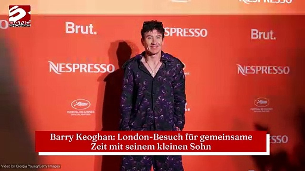 Barry Keoghan: London-Besuch für gemeinsame Zeit mit seinem kleinen Sohn